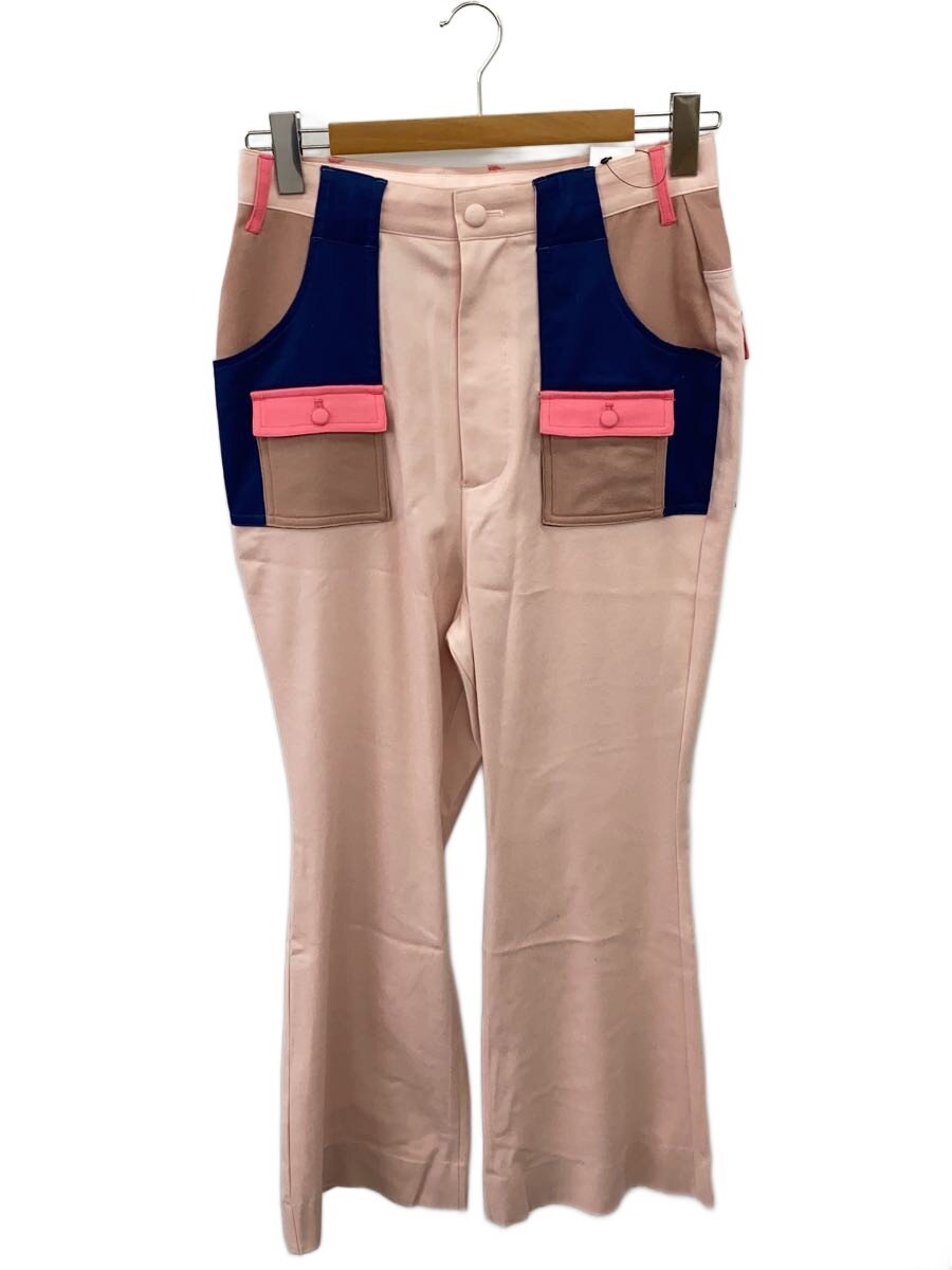 【中古】ANREALAGE◆CRAZY PATTERNS BELL BOTTOM PANTS/48/ウール/PNK【メンズウェア】|2nd STREET 店