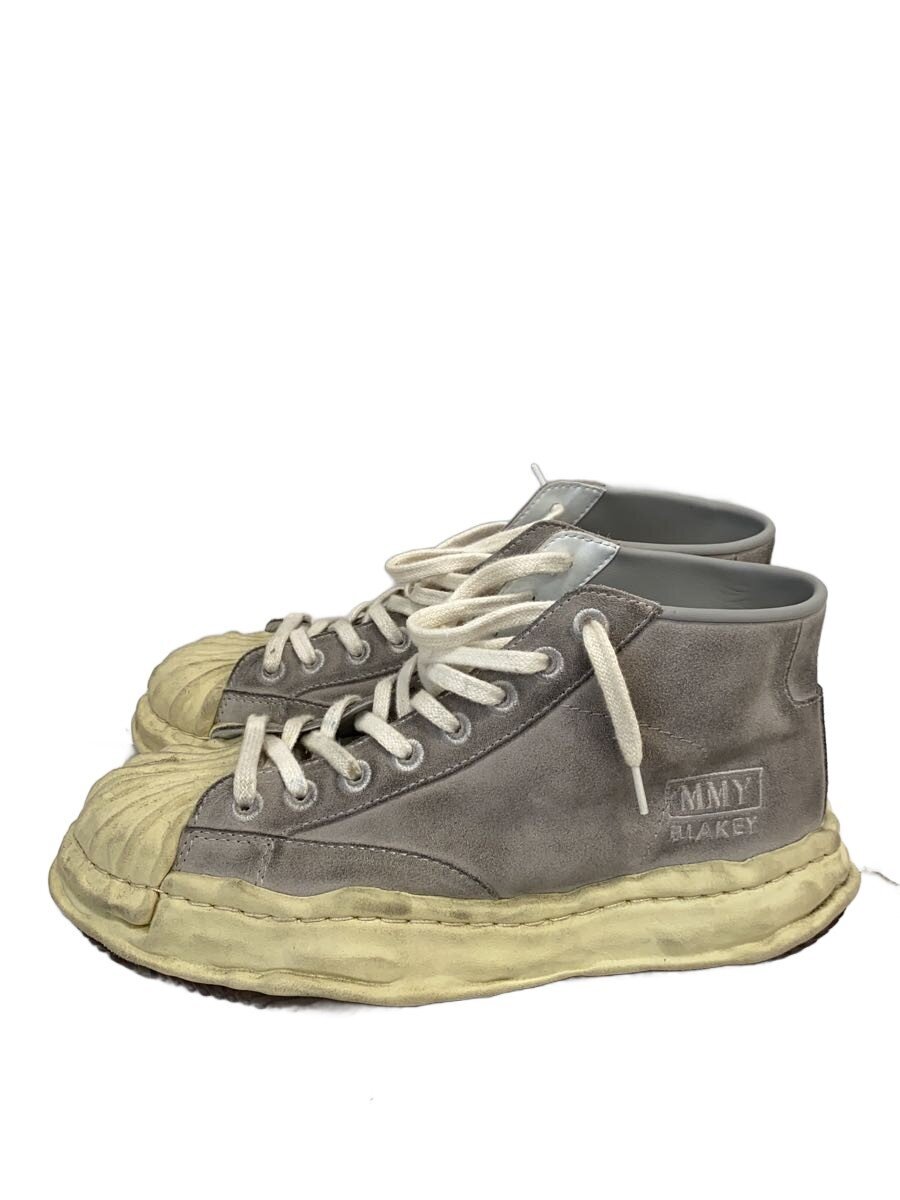 【中古】MIHARA YASUHIRO◆ハイカットスニーカー/41/GRY/スウェード/C09FW707【シューズ】