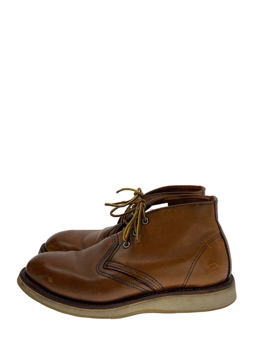 【中古】RED WING◆ブーツ/US8.5/BRW/なめし革/3140//【シューズ】