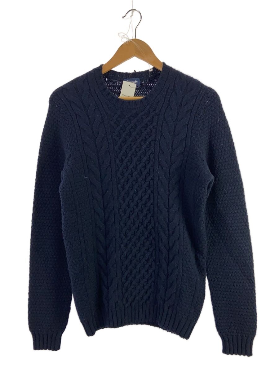【中古】DRUMOHR◆ケーブル編クルーネックニット/48/ウール/NVY【メンズウェア】|2nd STREET 店