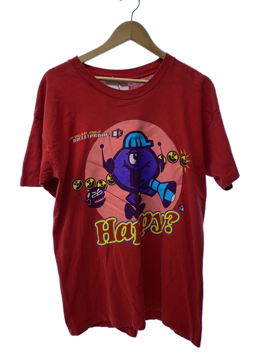【中古】Tシャツ/--/コットン/RED/90s pwei Pop Will Eat Itself【メンズウェア】|2nd STREET 店
