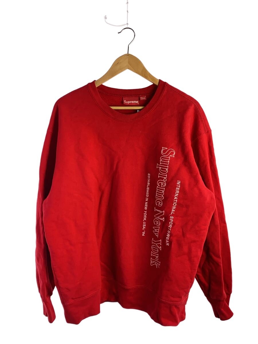 【中古】Supreme◆汗水/L/綿織物/RED/無地【メンズウェア】