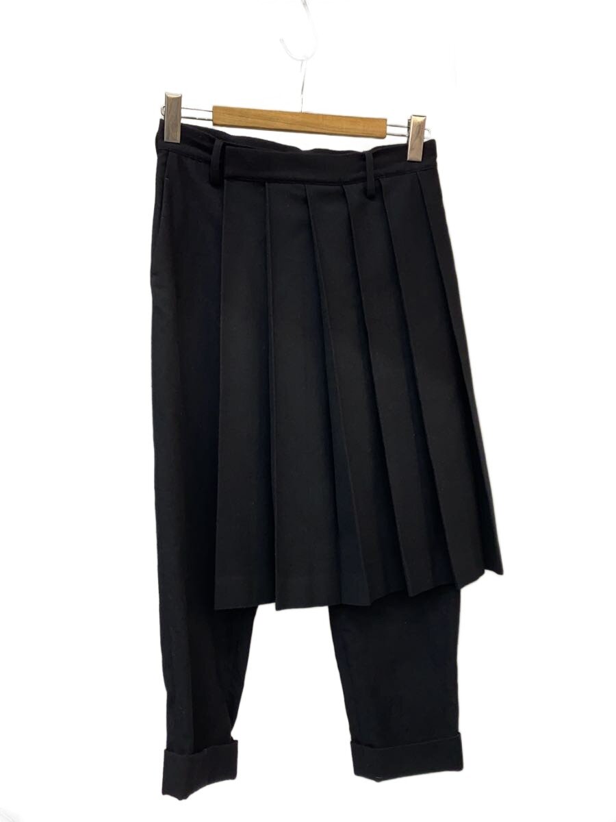 【中古】B Yohji Yamamoto◆縛ズボン下/下つ方/筋目/--/羊毛/BLK/nk-p61-119【レディースお召しもの】
