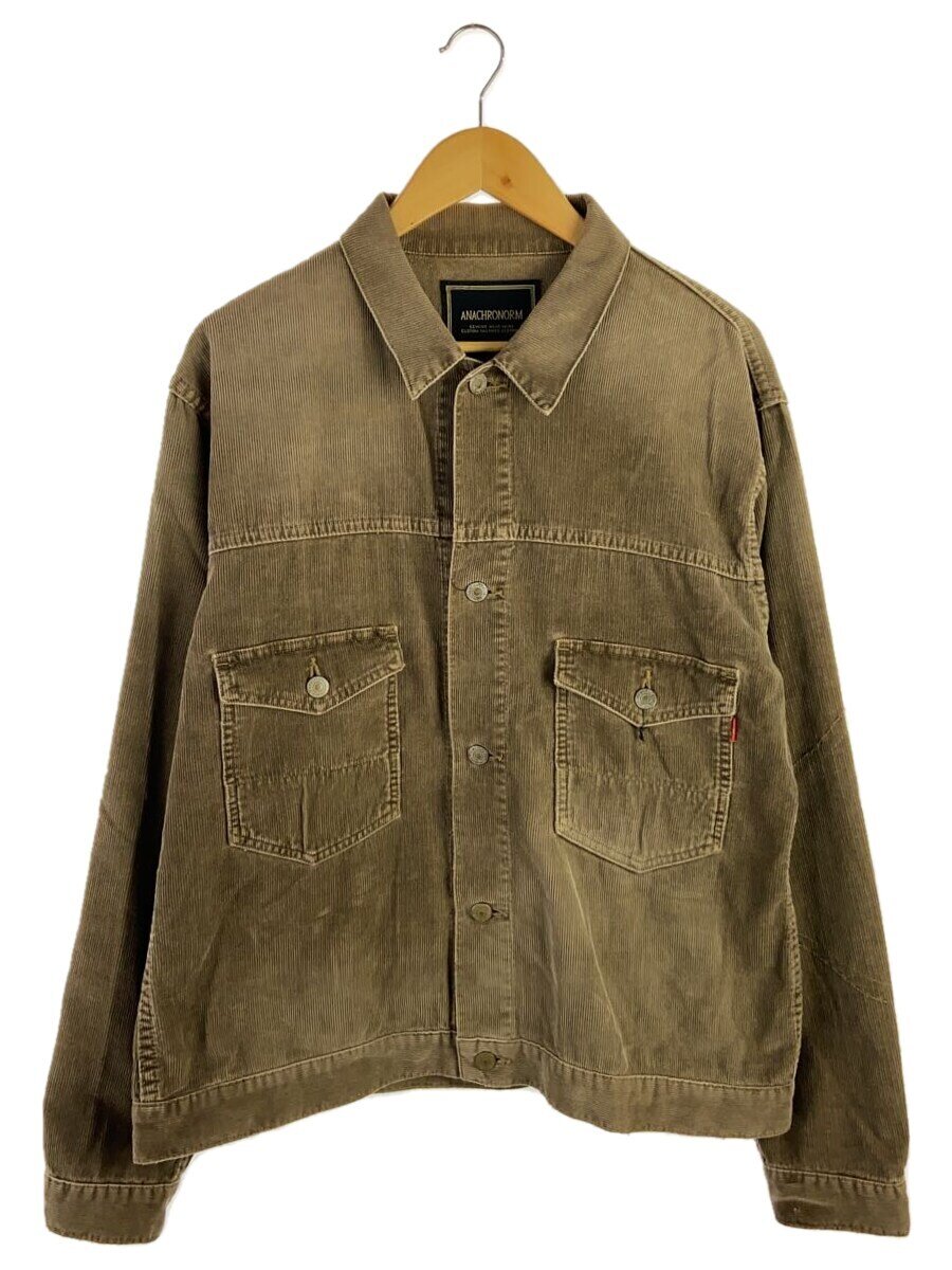 【中古】ANACHRONORM◆製作/2nd型/上衣/3/コール天/赤銅色【メンズウェア】