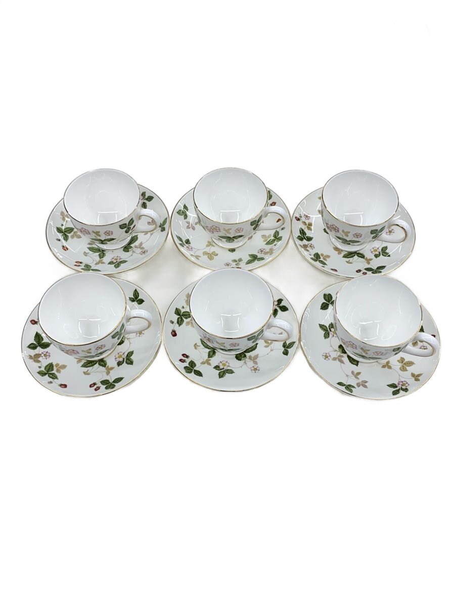 【中古】WEDGWOOD◆カップ&ソーサー/6点セット【キッチン用品】