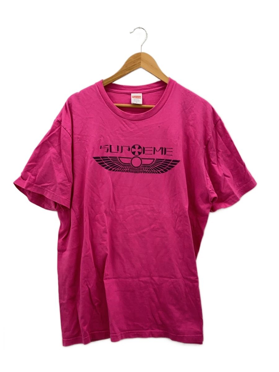 【中古】Supreme◆25SS/Wings Tee/プルオーバー/XL/綿織物/PNK【メンズウェア】