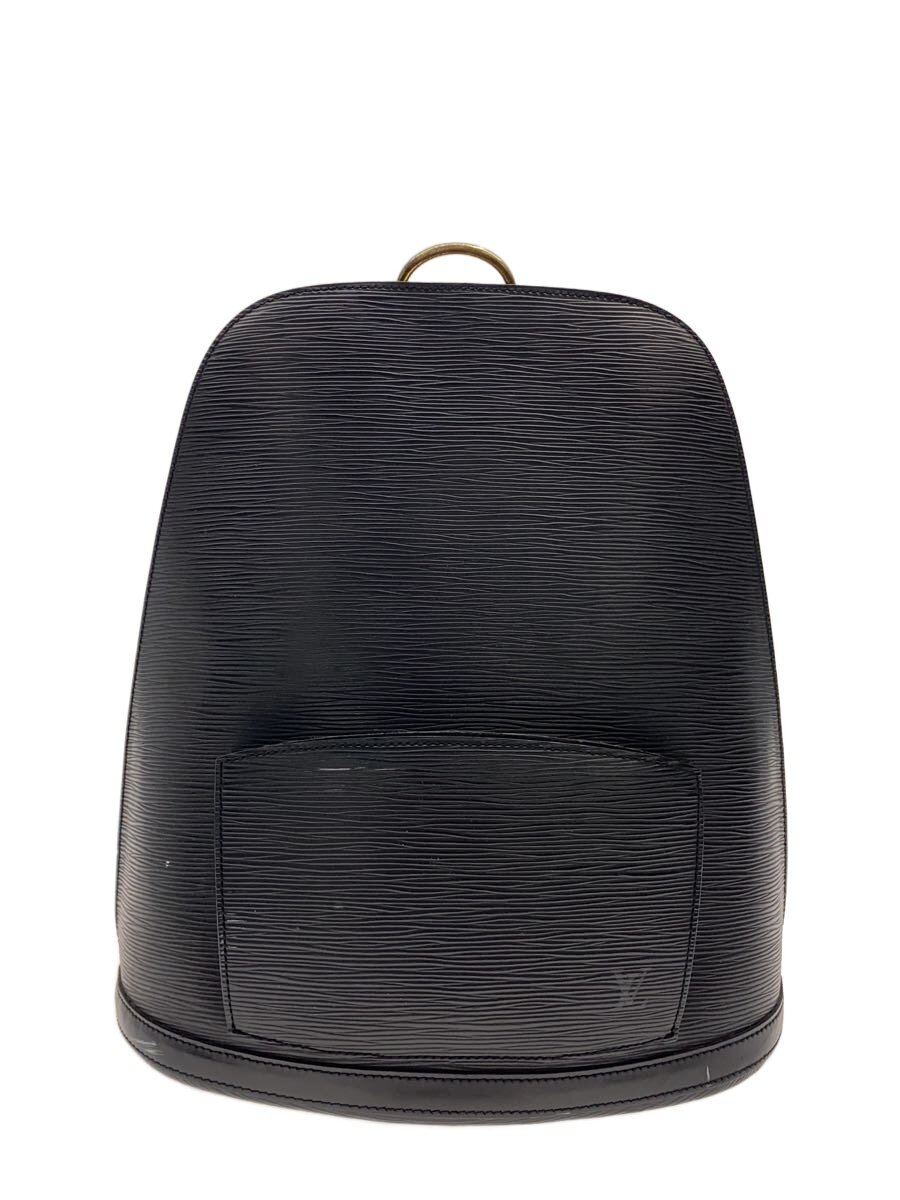 【中古】LOUIS VUITTON◆ゴブラン_エピ/なめし革/BLK【御徒面子】