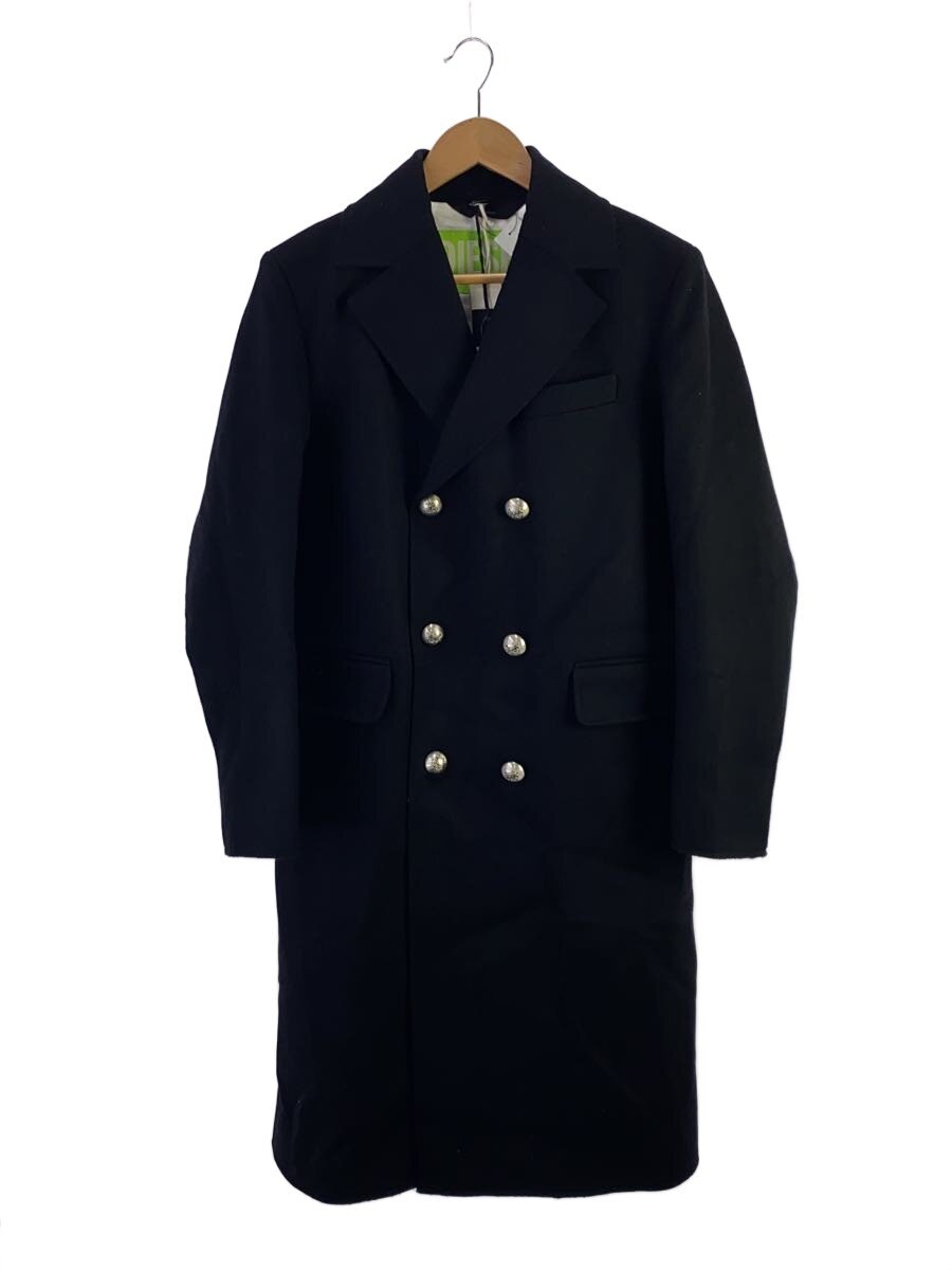 【中古】DIESEL◆チェスターコート/XS/コットン/BLK/無地/A00757【メンズウェア】|2nd STREET 店