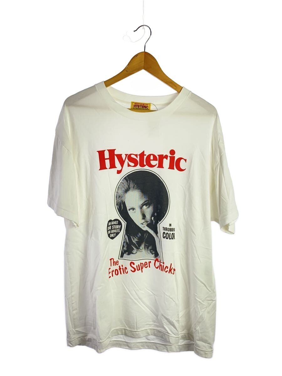 【中古】HYSTERIC GLAMOUR◆Tシャツ/FREE/コットン/ホワイト/01251CT29//【レディースウェア】|2nd STREET 店
