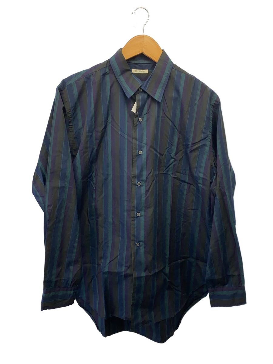 【中古】HEUGN◆長袖シャツ/3/コットン/NVY/ストライプ/SHIRT128//【メンズウェア】｜2ｎｄ STREET 店