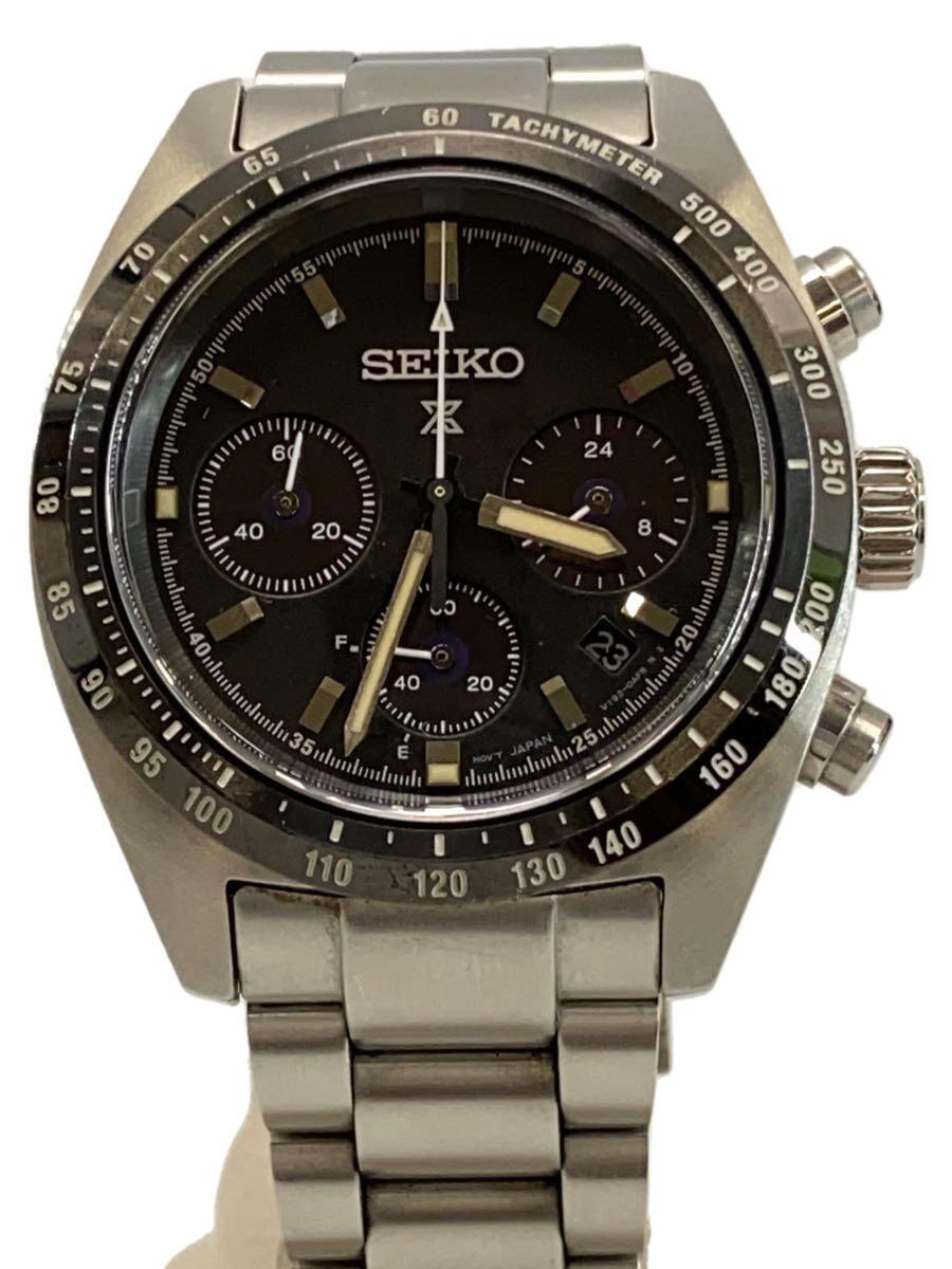 【中古】SEIKO◆ソーラーウオッチ/アナログ/SLV/SSC819P1【服飾雑貨他】