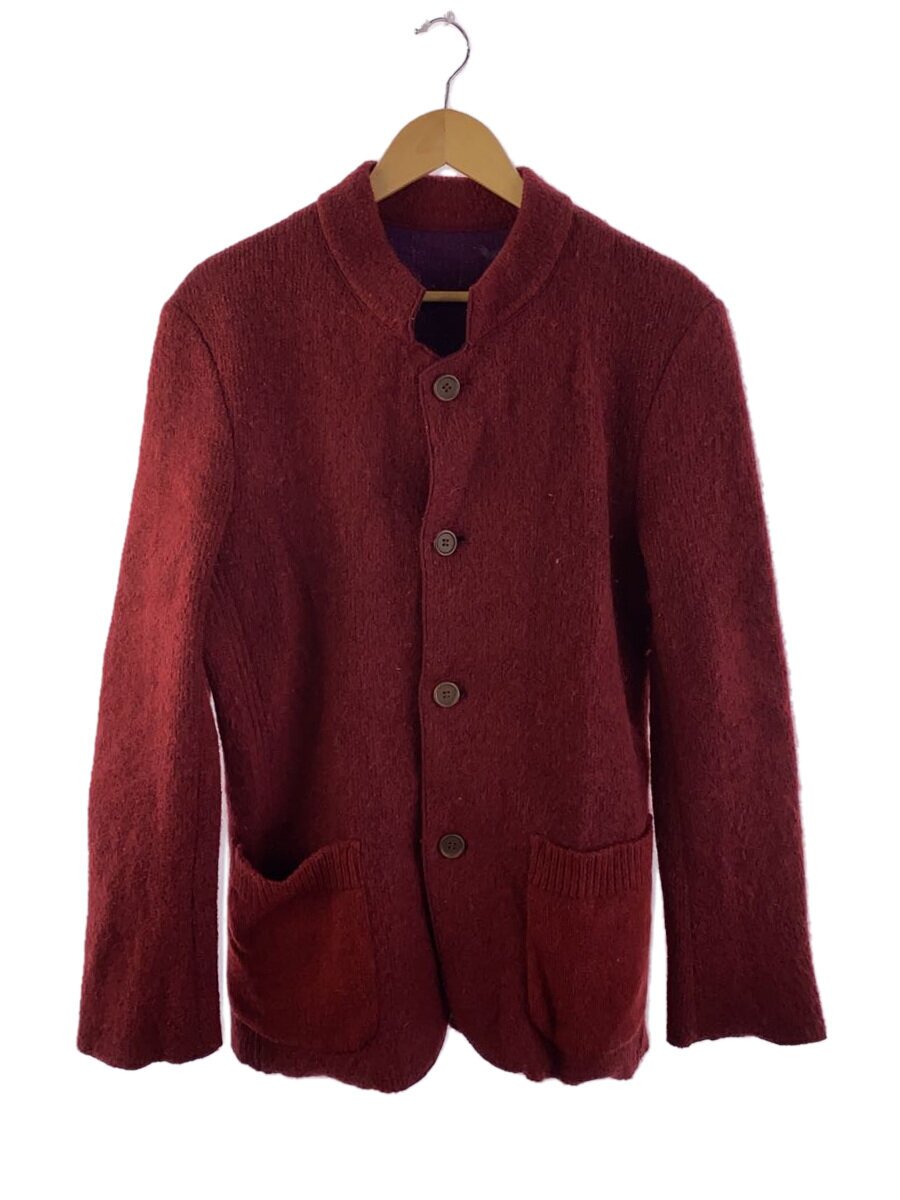 【中古】ISSEY MIYAKE MEN◆ニットジャケット/ジャケット/3/ウール/ボルドー/ME53KD184【メンズウェア】|2nd STREET 店