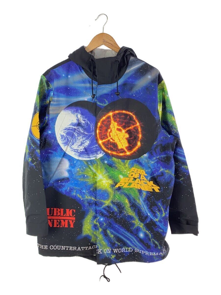 【中古】Supreme◆18SS/Public Enemy Taped Seam Parka/マウンテンパーカ/S/ナイロン/BLK【メンズウェア】|2nd STREET 店