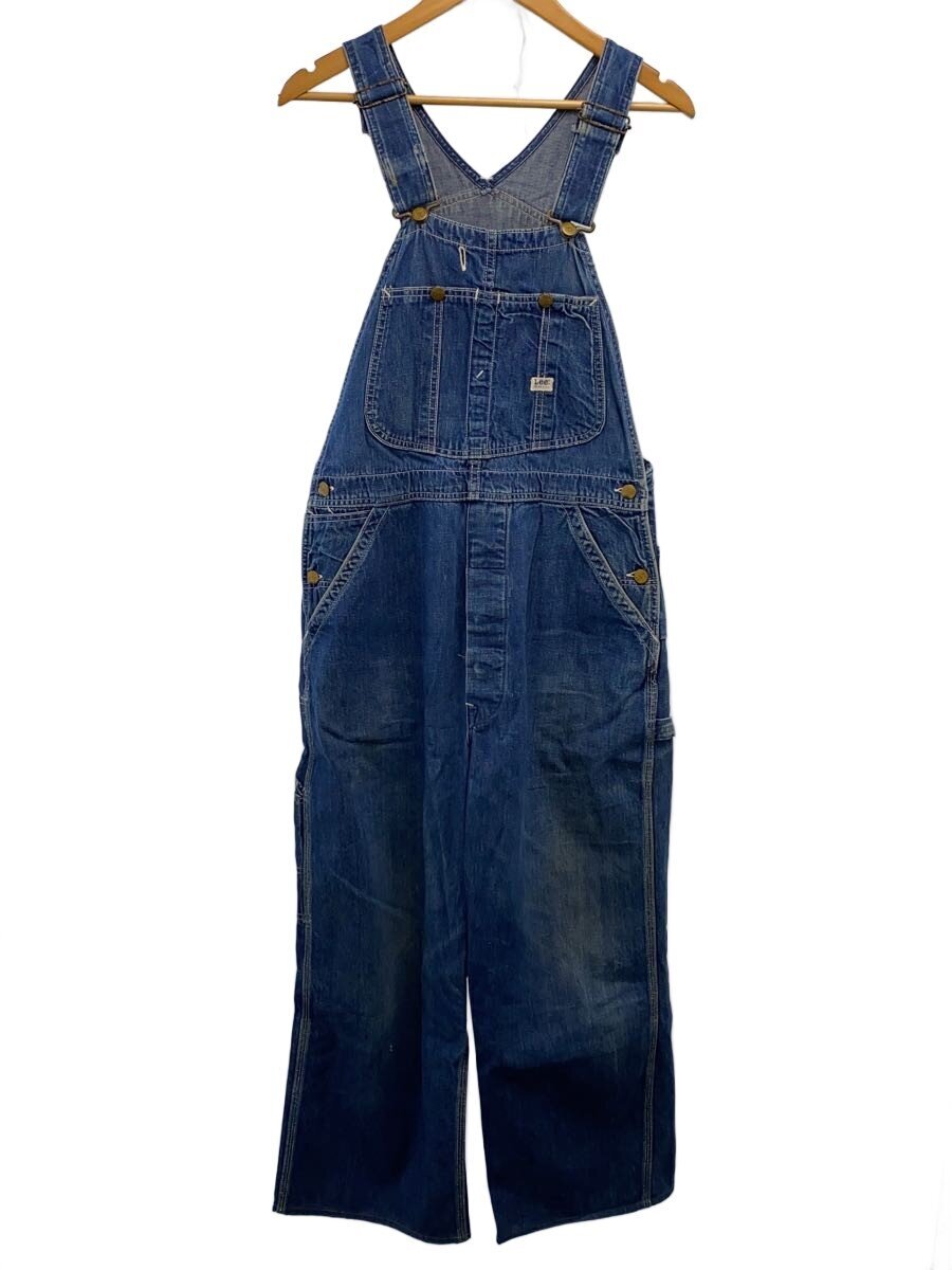 【中古】Lee◆60s/大層らしいオール/--/ジーンズ/NVY/無地/※裾上がり//【メンズウェア】