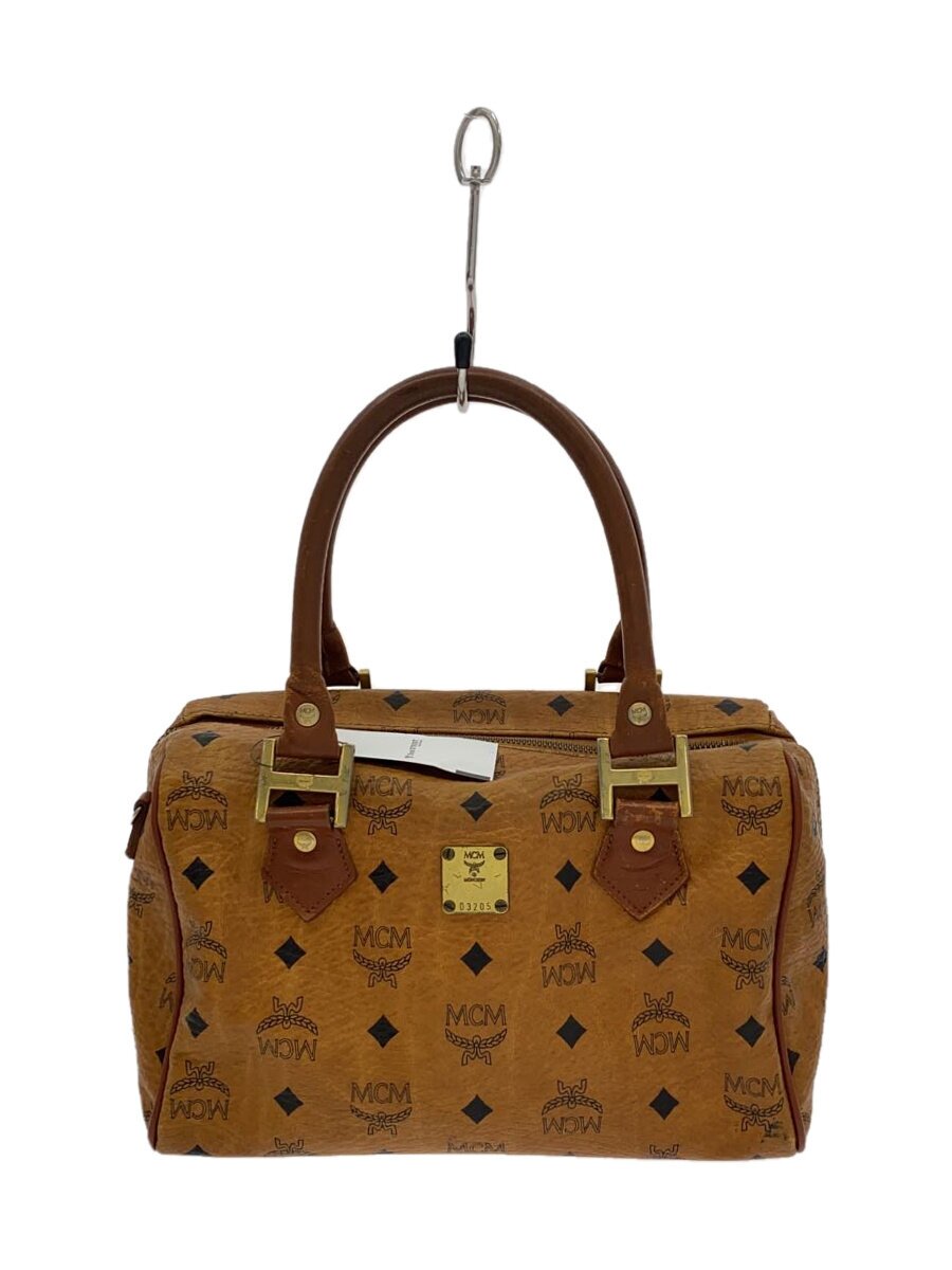 【中古】MCM◆御徒面子/なめし革/BRW/総柄【御徒面子】