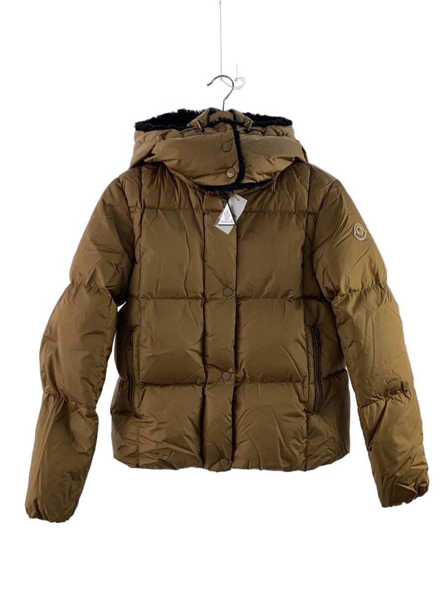 【中古】MONCLER◆落ち込む上衣/1/ナイロン/BRW/C-ZIND-25-88044-1【レディース御召しもの】