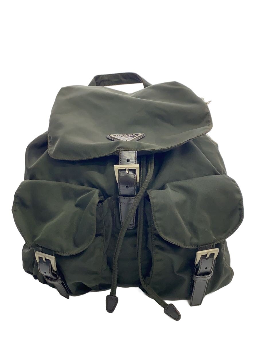 【中古】PRADA◆リュック/ナイロン/KHK【バッグ】｜2ｎｄ STREET 店