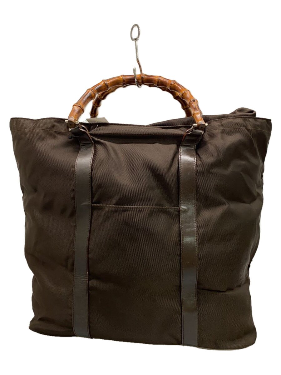 【中古】GUCCI◆トートバッグ/バンブー/ブラウン/無地/002・2058・0412・5/? NULL ?【バッグ】|2nd STREET 店