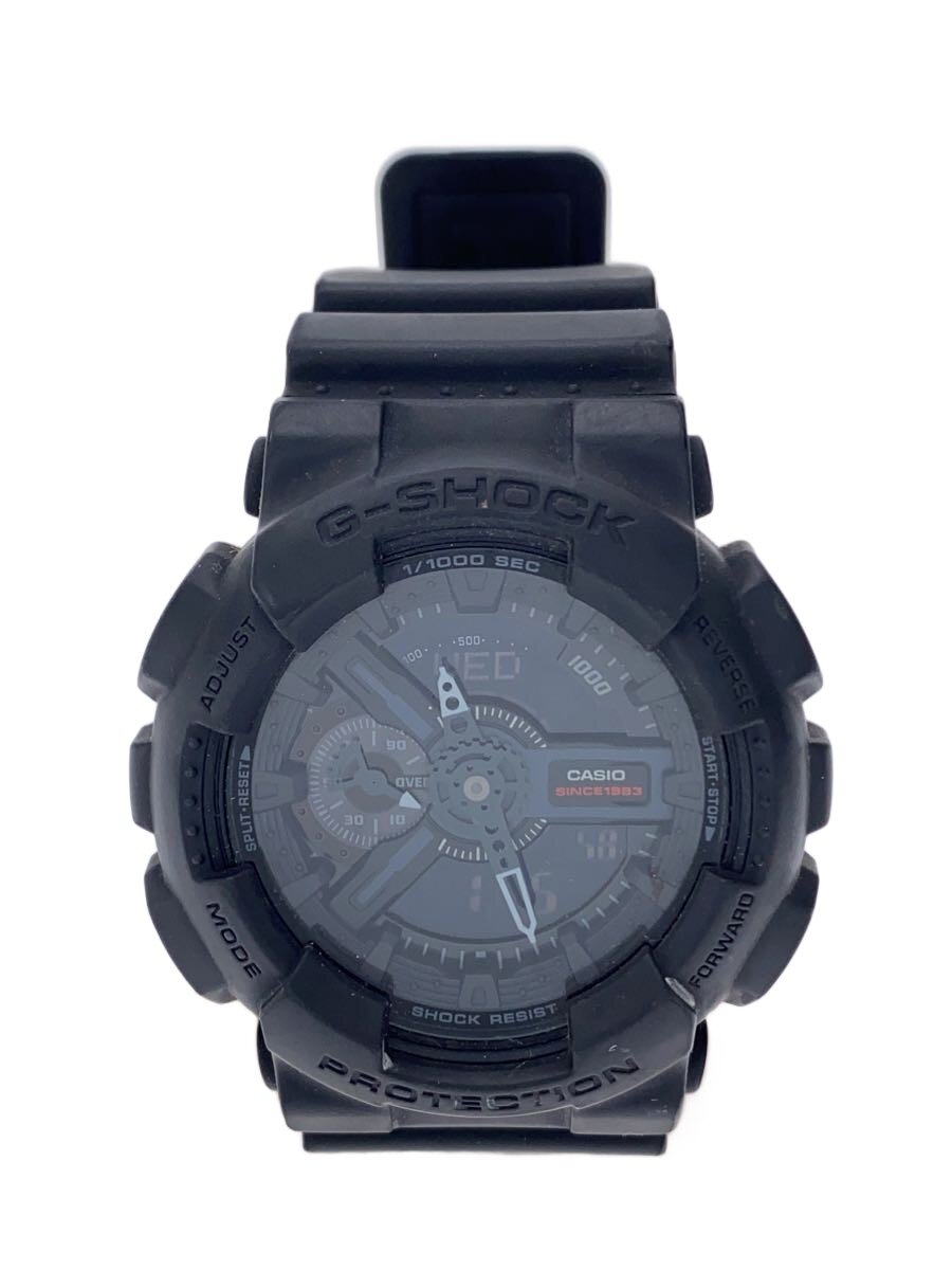 【中古】CASIO◆石英ウォッチ・G-SHOCK/デジアナ/思われ人/BLK/BLK【服飾雑貨他】