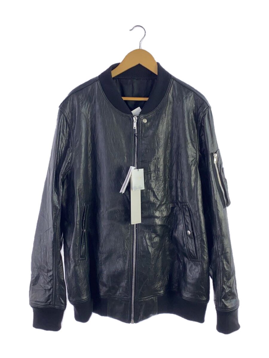 【中古】Rick Owens◆CLASSIC FLIGHT/レザージャケット・ブルゾン/56/レザー/BLK/RU02D6789/? NULL ?【メンズウェア】｜2ｎｄ STREET 店