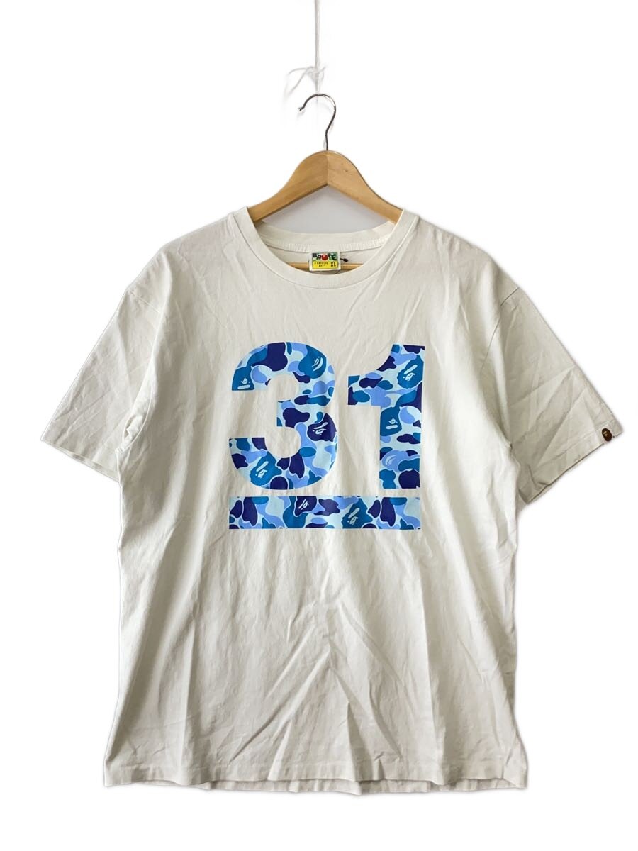 【中古】A BATHING APE◆プルオーバー/XL/綿織物/WHT/001tek201016f//【メンズウェア】