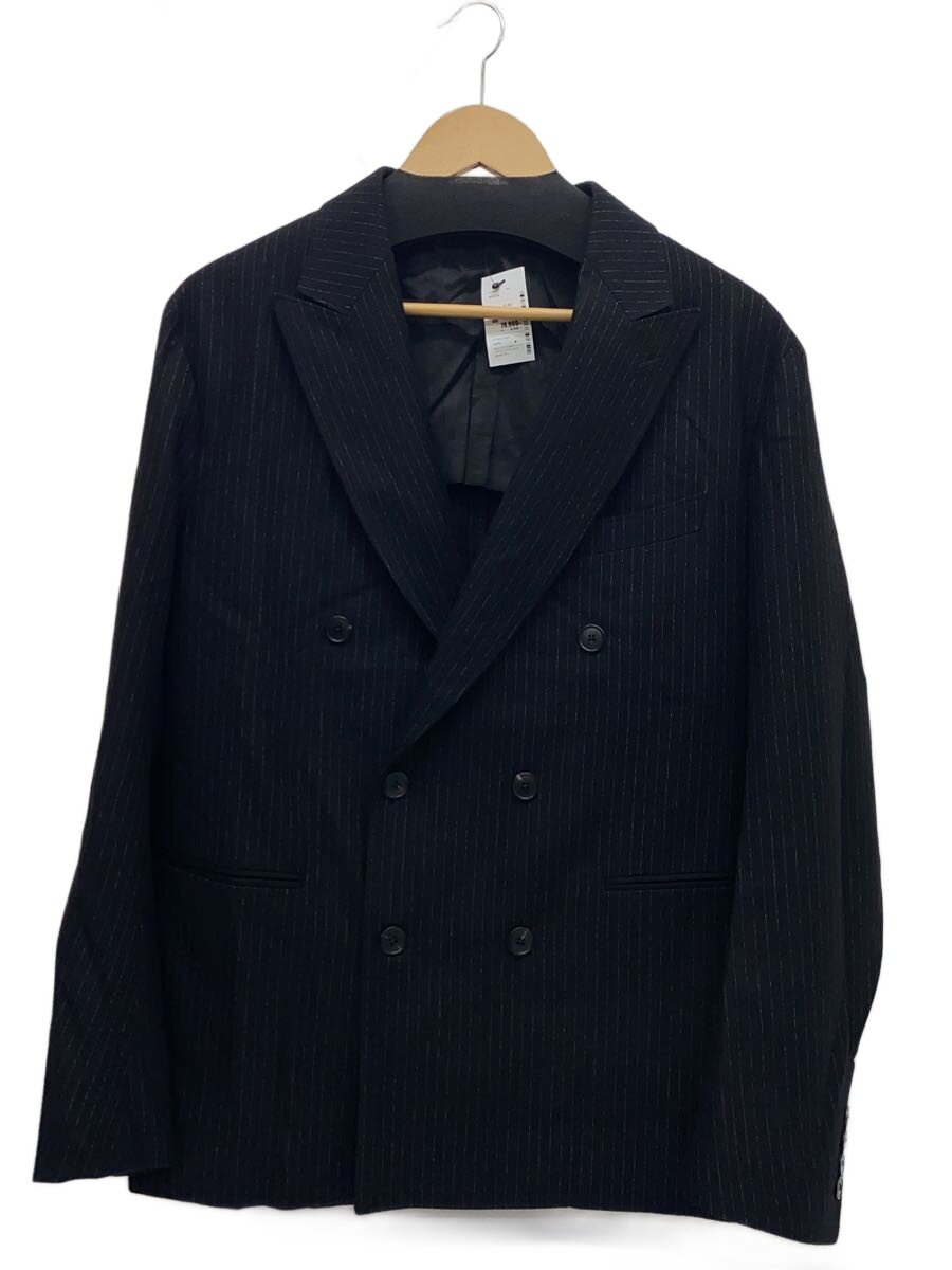 【中古】HEUGN◆Adam CH STRIPE/テーラードジャケット/3/羊毛/縞模様/JACKET013//【メンズウェア】
