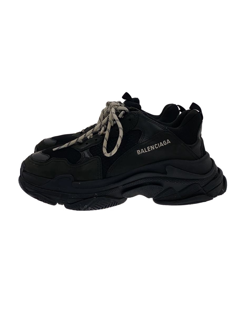 【中古】BALENCIAGA◆ローカットスニーカー/28.5珊/BLK/534217//【シューズ】
