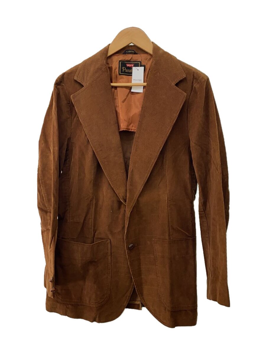 【中古】Levi’s◆テーラードジャケット/40/コール天/BRW/70s【レディース御召しもの】
