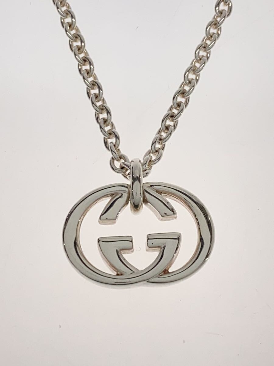 【中古】GUCCI◆首飾り/SV925/SLV/いの一番有/メンズ/503 FI/GG主題/インターロッキングG【服飾雑貨他】