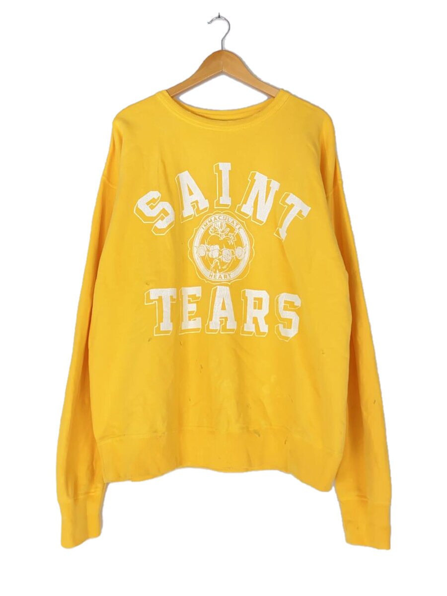 【中古】SAINT MICHAEL◆21AW/汗水/XL/綿織物/黄色【メンズウェア】