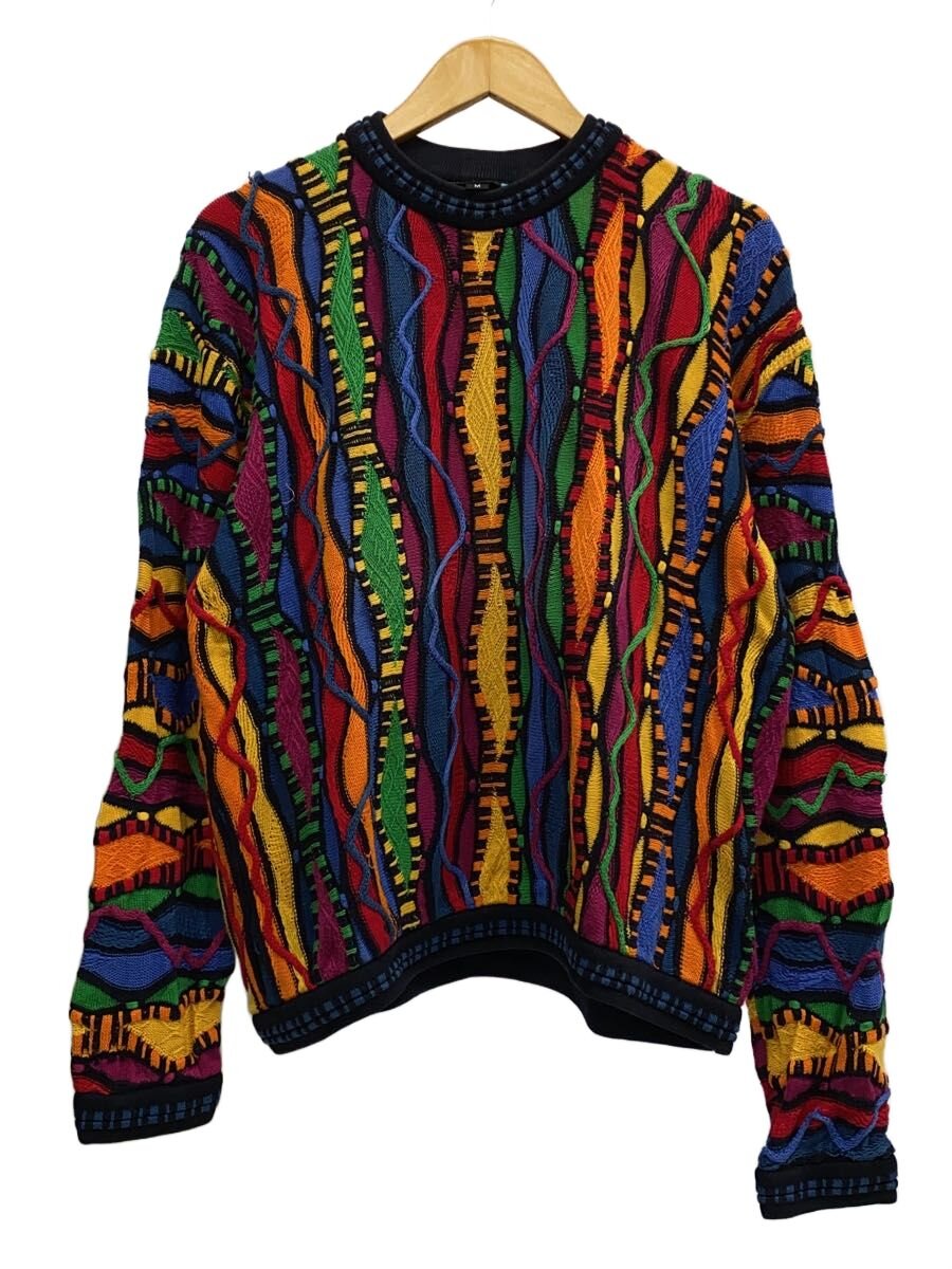 【中古】COOGI◆ニット・セーター(厚手)/M/コットン/マルチカラー/総柄【メンズウェア】｜2ｎｄ STREET 店