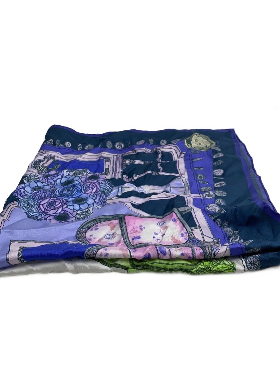 【中古】swashlondon/えり巻き/地絹/NVY/レディース【服飾雑貨他】