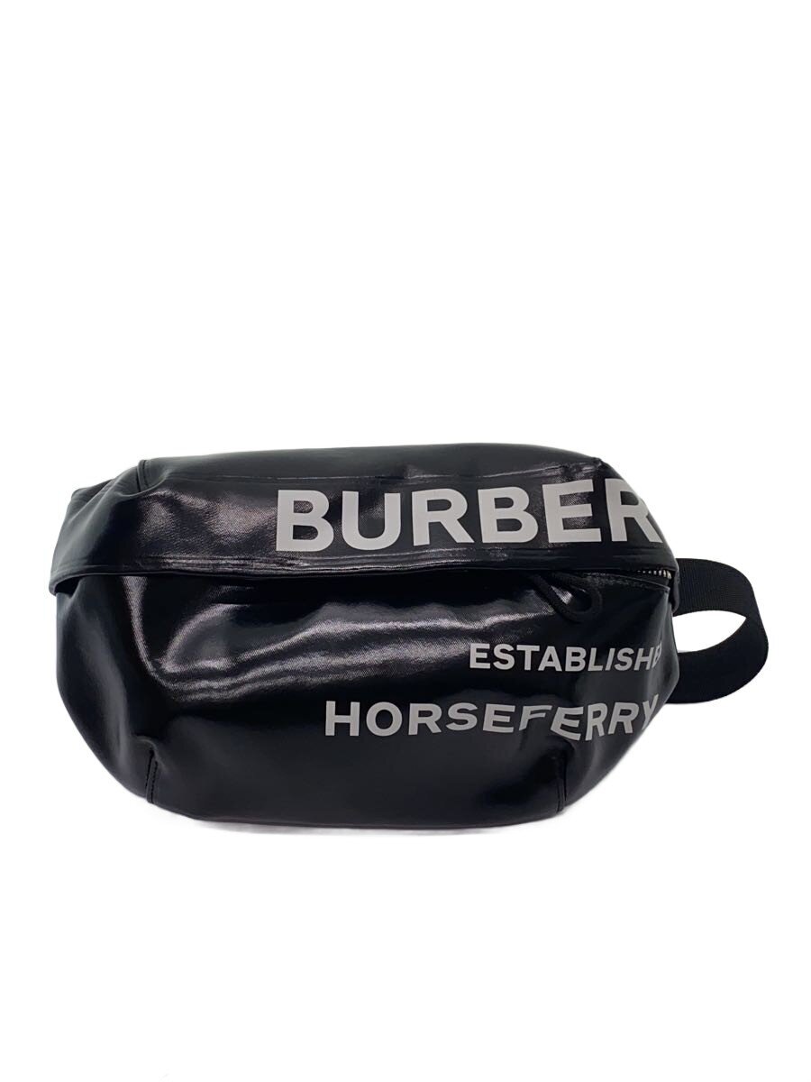 【中古】BURBERRY◆酉の方角御徒面子/PVC/BLK【御徒面子】
