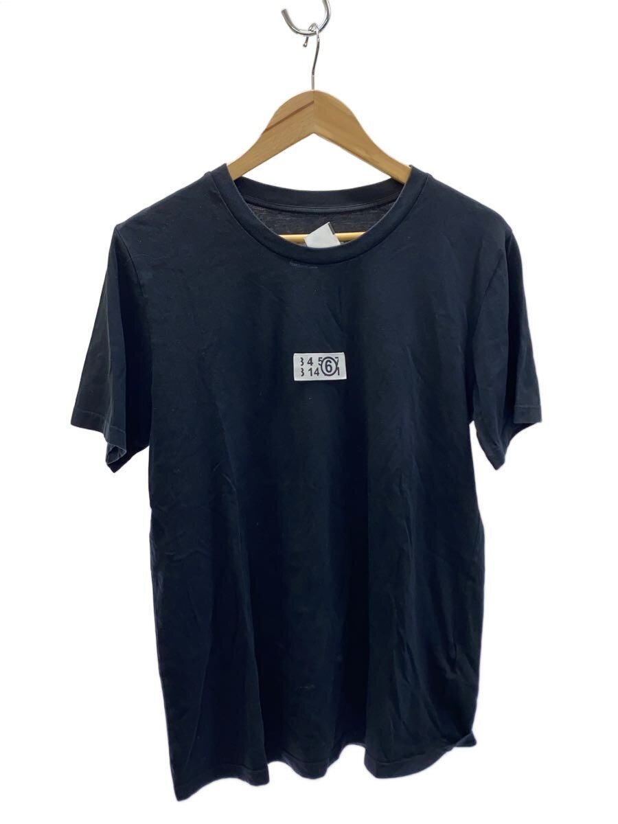 【中古】MM6◆ナンバーロゴカットソー/ティーシャツ/S/綿織物/BLK/S62GD0083【レディース御召しもの】