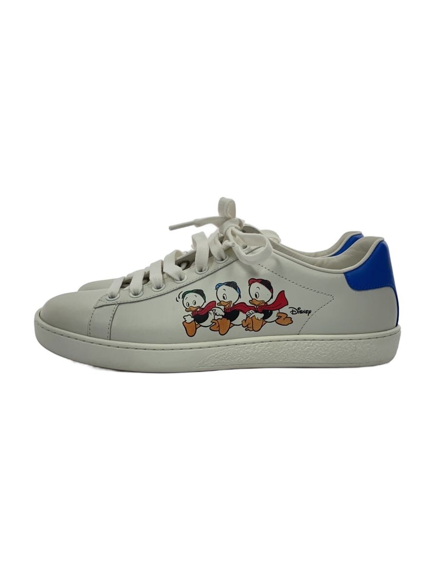 【中古】GUCCI◆ローカットスニーカー/37/WHT/Disney/huey/dewey/louie【シューズ】