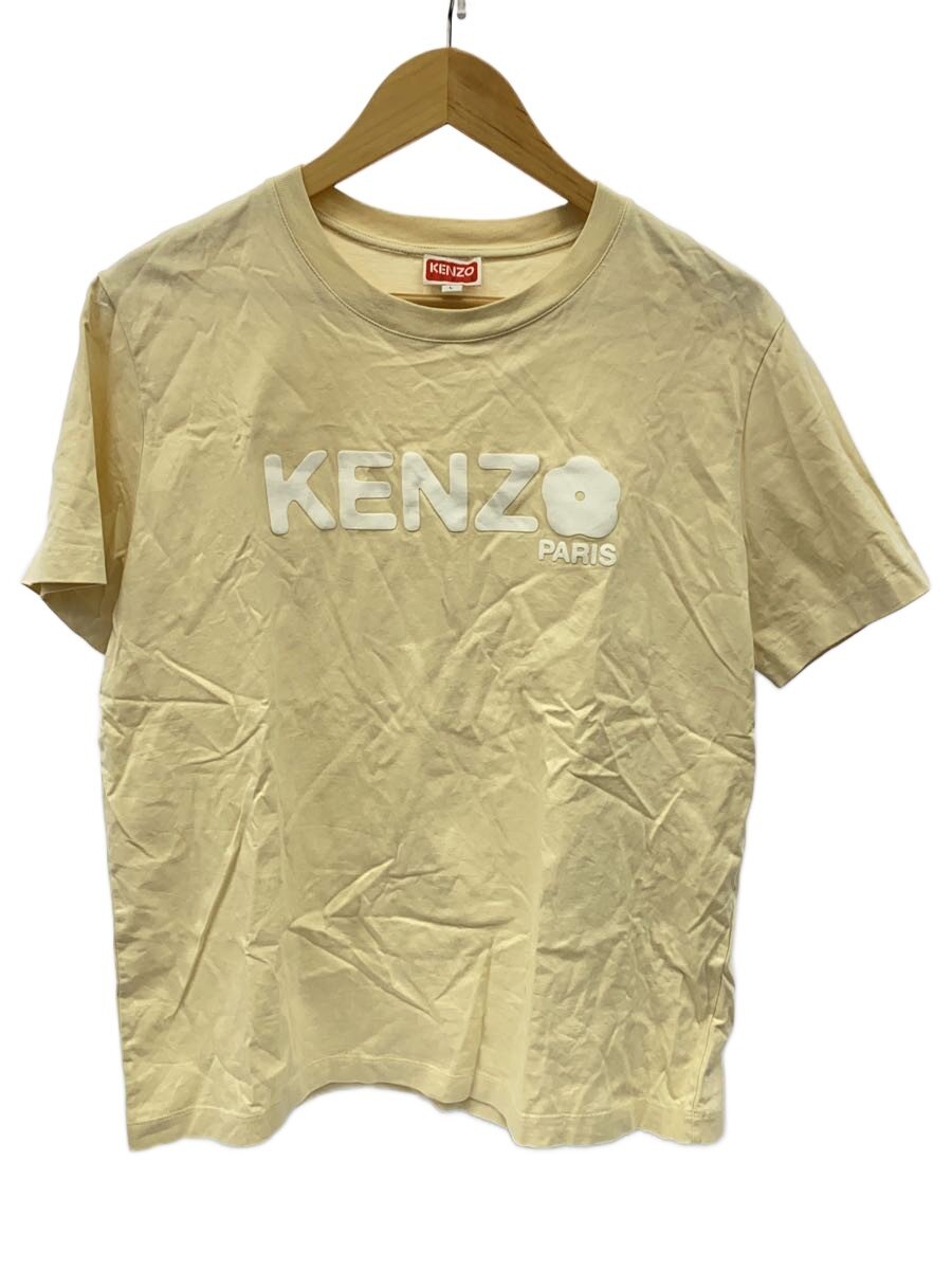 【中古】KENZO◆ティーシャツ/L/綿織物/BEG/FF52TS1574SO【メンズウェア】