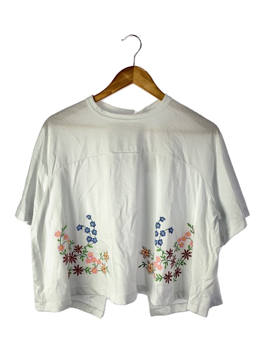 【中古】Tao COMME des GARCONS◆ティーシャツ/M/綿織物/WHT/TM-T016-051-2-3M/【レディース御召しもの】