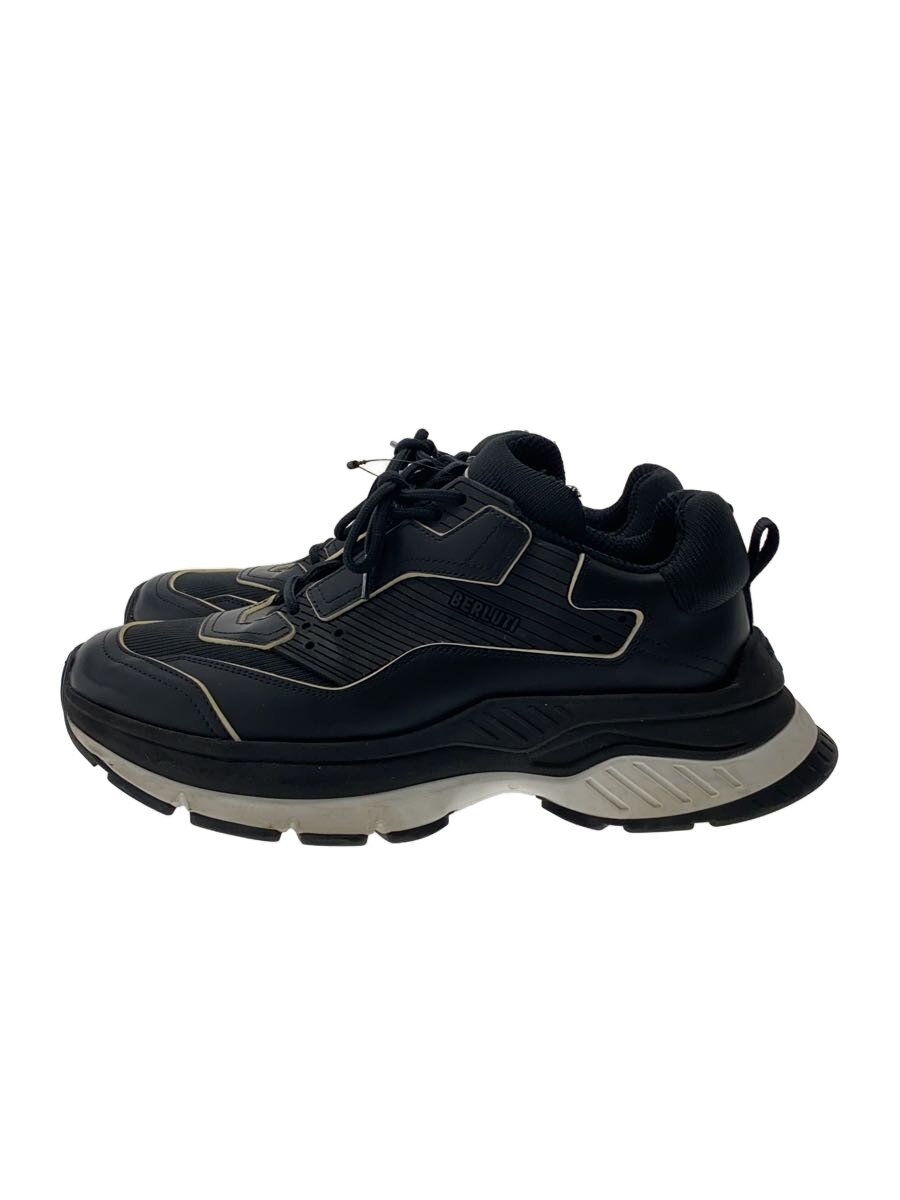 【中古】BERLUTI◆ローカットスニーカー/US8.5/BLK/レザー【シューズ】｜2ｎｄ STREET 店