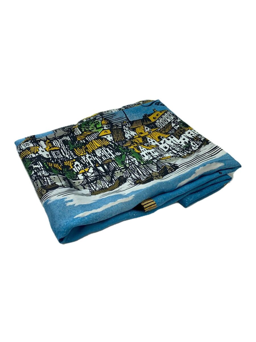 【中古】Acne Studios(Acne)◆プリントシルクスカーフ/地絹/マルチ色つや/総柄/レディース【服飾雑貨他】