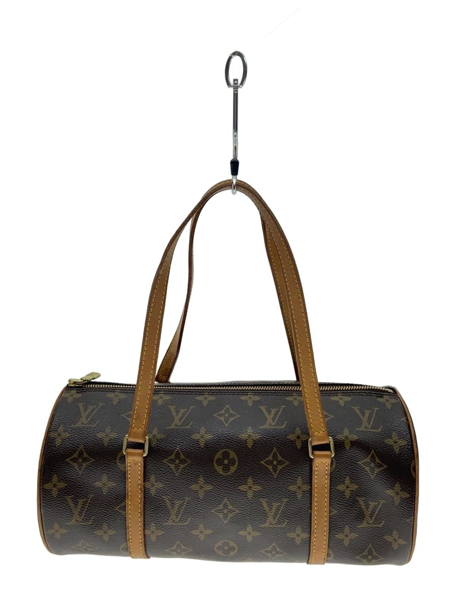 【中古】LOUIS VUITTON◆2)パピヨン30_モノグラム・帆布/PVC/BRW【御徒面子】