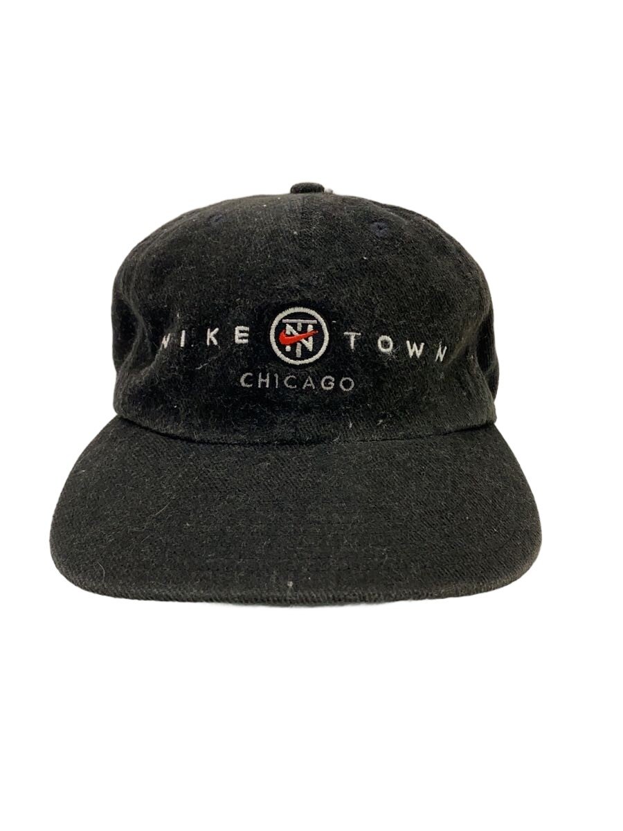 【中古】NIKE◆90s/銀引き舟/フェイド/nike town chicago/旗がしら/--/コール天/BLK/メンズ【服飾雑貨他】