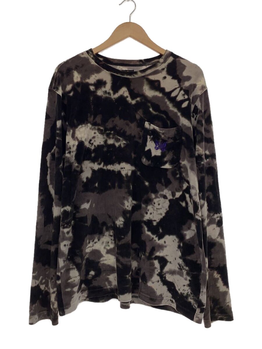 【中古】Needles◆カットソー/M/綿織物/GRY/HM394【メンズウェア】