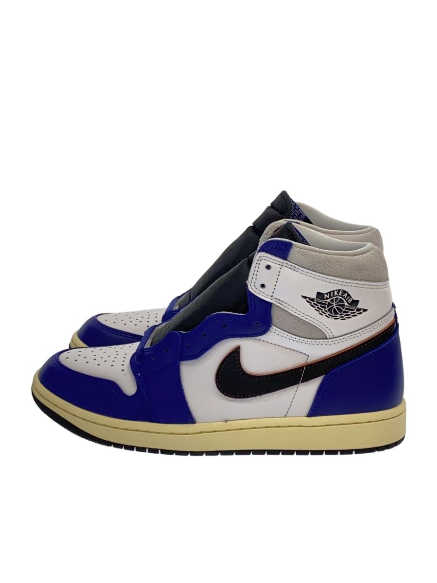 【中古】NIKE◆AIR JORDAN 1 HI OG_エアジョーダン 1 御機嫌 OG/28糎/BLU【シューズ】