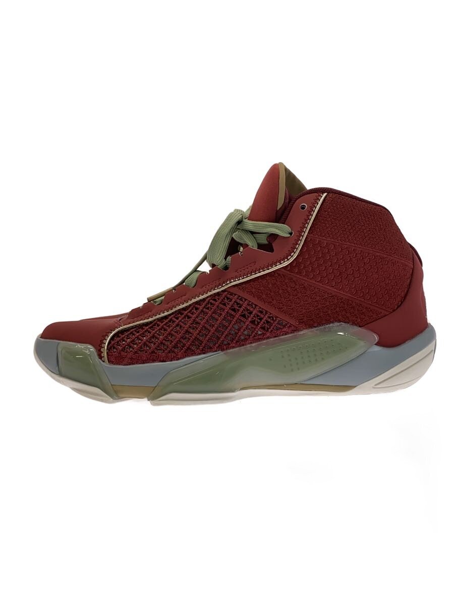 【中古】NIKE◆AIR JORDAN 38 PF_エアジョーダン 38 PF/27.5珊/RED/赤いこと//【シューズ】