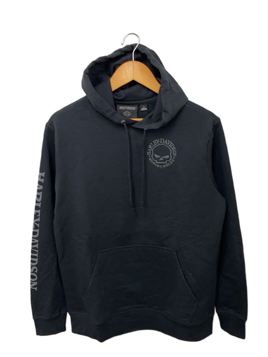 【中古】HARLEY DAVIDSON◆パーカー/S/綿織物/BLK/99046-22VM//【メンズウェア】