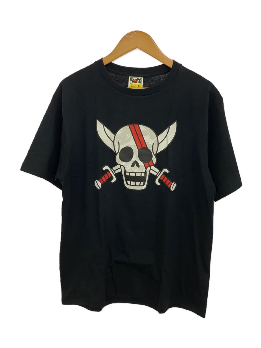 【中古】A BATHING APE◆ティーシャツ/XL/綿織物/BLK【メンズウェア】