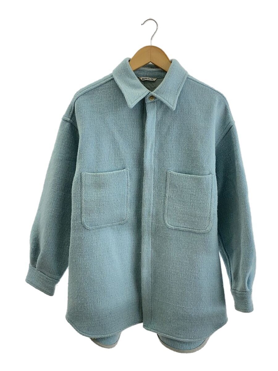【中古】AURALEE◆メンズ/SHETLAND WOOL ORGANIC COTTON WOVEN CLOTH SHIRTS BLOUSON//【レディースウェア】｜2ｎｄ STREET 店