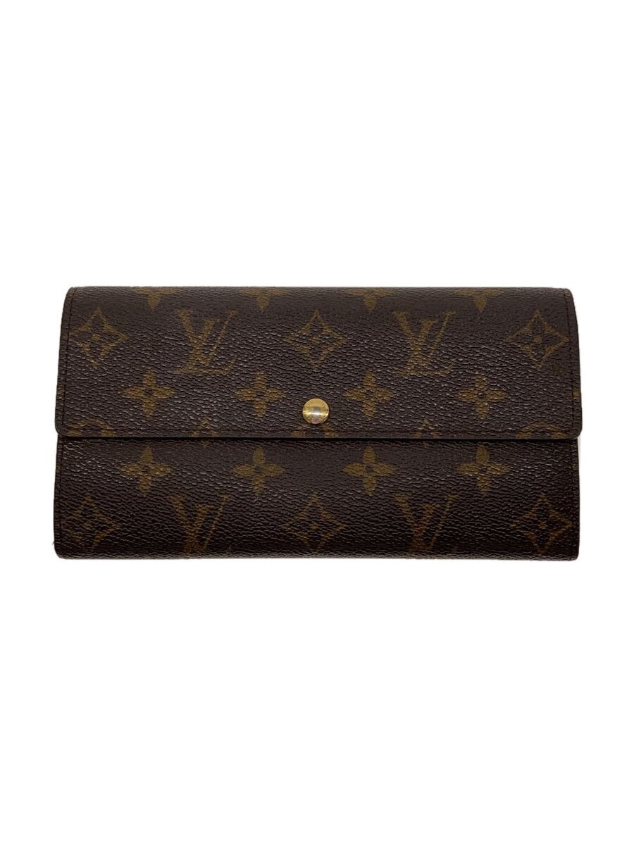 【中古】LOUIS VUITTON◆3)ポシェット・ポルト・モネ・クレディ_モノグラム・キャンバス_BRW/PVC/BRW/レディース【服飾雑貨他】｜2ｎｄ STREET 店