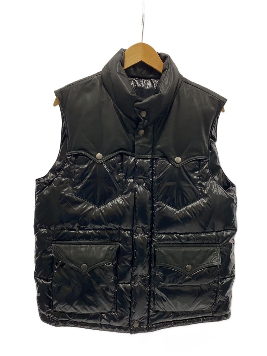 【中古】NUMBER (N)INE◆ダウンベスト/4/ナイロン/BLK【メンズウェア】|2nd STREET 店