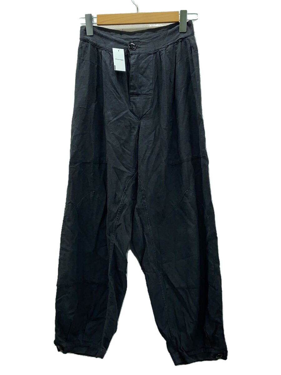 【中古】FRENCH MILITARY◆zouave pants/引っ切り無いズボン下/--/リネン/GRY//【メンズウェア】
